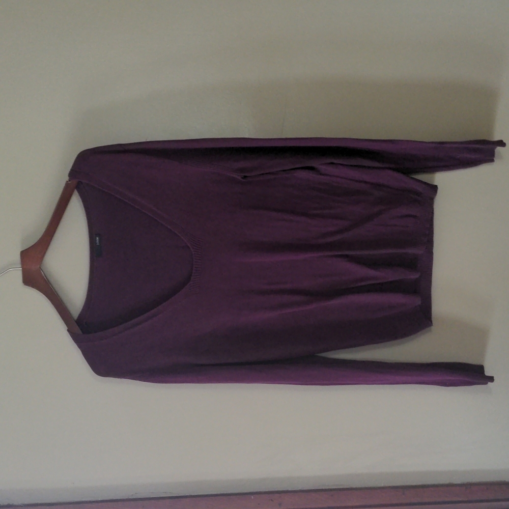 J.crew purple sweaterl